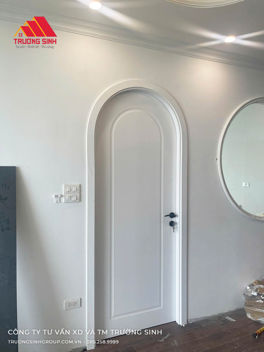 Cửa vòm nhựa Composite huỳnh âm